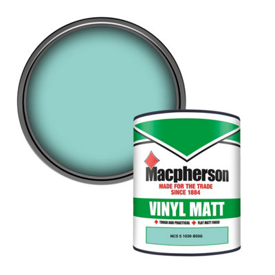 Macpherson Trade Walls & Ceilings Vinyl Matt Emulsion Paint Ncs S 1030-B50G (1030-B50G) 1L from B&Q