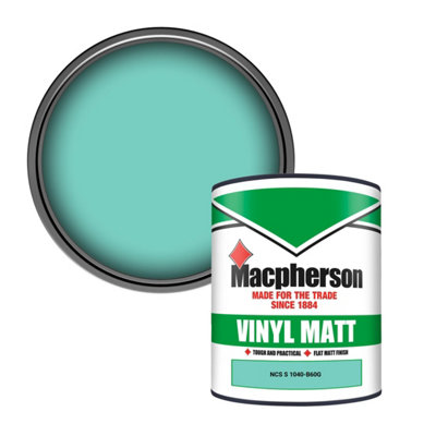 Macpherson Trade Walls & Ceilings Vinyl Matt Emulsion Paint Ncs S 1040-B60G (1040-B60G) 1L from B&Q