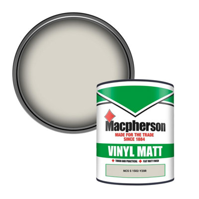 Macpherson Trade Walls & Ceilings Vinyl Matt Emulsion Paint Ncs S 1502-Y20R (1502-Y20R) 1L from B&Q