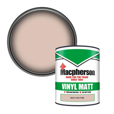 Macpherson Trade Walls & Ceilings Vinyl Matt Emulsion Paint Ncs S 1510-Y70R (1510-Y70R) 1L from B&Q