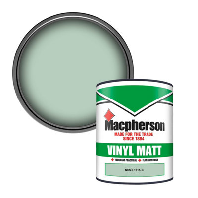 Macpherson Trade Walls & Ceilings Vinyl Matt Emulsion Paint Ncs S 1515-G (1515-G) 1L from B&Q