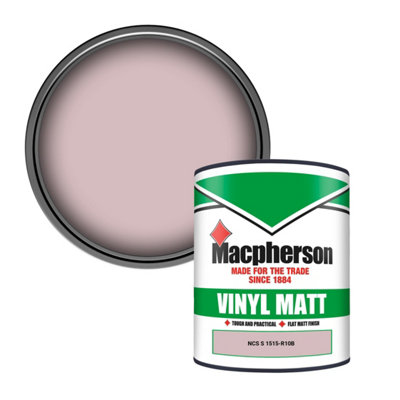 Macpherson Trade Walls & Ceilings Vinyl Matt Emulsion Paint Ncs S 1515-R10B (1515-R10B) 1L from B&Q