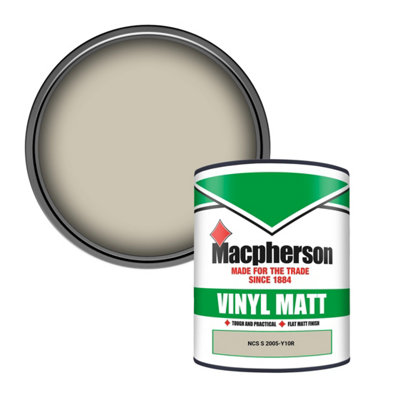 Macpherson Trade Walls & Ceilings Vinyl Matt Emulsion Paint Ncs S 2005-Y10R (2005-Y10R) 1L from B&Q