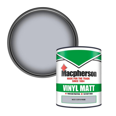 Macpherson Trade Walls & Ceilings Vinyl Matt Emulsion Paint Ncs S 2010-R60B (2010-R60B) 1L from B&Q