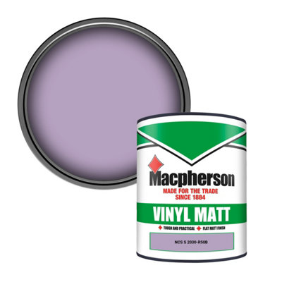 Macpherson Trade Walls & Ceilings Vinyl Matt Emulsion Paint Ncs S 2030-R50B (2030-R50B) 1L from B&Q