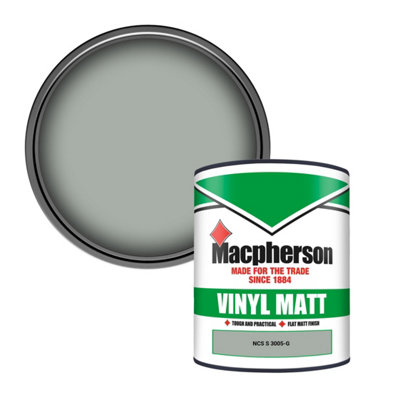 Macpherson Trade Walls & Ceilings Vinyl Matt Emulsion Paint Ncs S 3005-G (3005-G) 1L from B&Q
