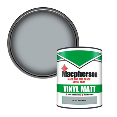 Macpherson Trade Walls & Ceilings Vinyl Matt Emulsion Paint Ncs S 3005-R80B (3005-R80B) 1L from B&Q