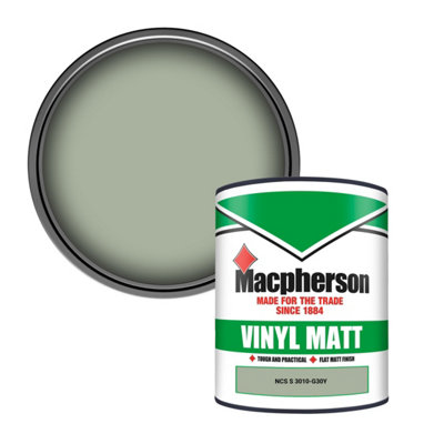 Macpherson Trade Walls & Ceilings Vinyl Matt Emulsion Paint Ncs S 3010-G30Y (3010-G30Y) 1L from B&Q