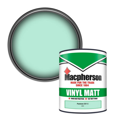 B&Q -  Trade Walls & Ceilings Vinyl Matt Emulsion Paint Pantone 331 C (331C) 1L