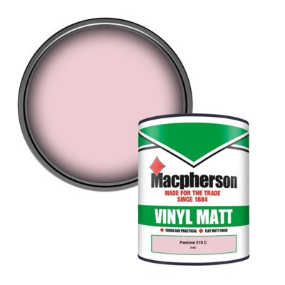 B&Q -  Trade Walls & Ceilings Vinyl Matt Emulsion Paint Pantone 510 C (510C) 1L