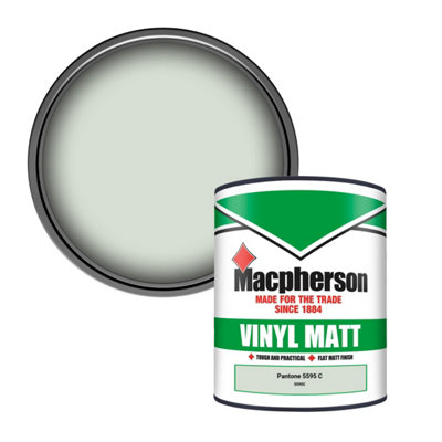 B&Q -  Trade Walls & Ceilings Vinyl Matt Emulsion Paint Pantone 5595 C (5595C) 1L