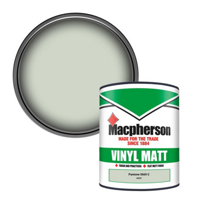 B&Q -  Trade Walls & Ceilings Vinyl Matt Emulsion Paint Pantone 5665 C (5665C) 1L