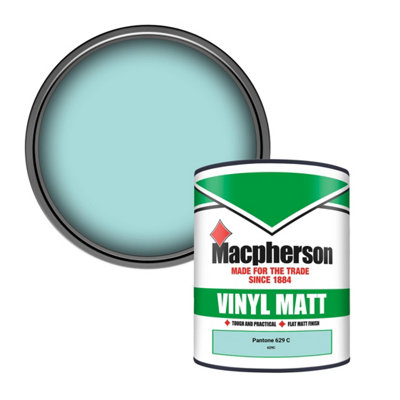 B&Q -  Trade Walls & Ceilings Vinyl Matt Emulsion Paint Pantone 629 C (629C) 1L
