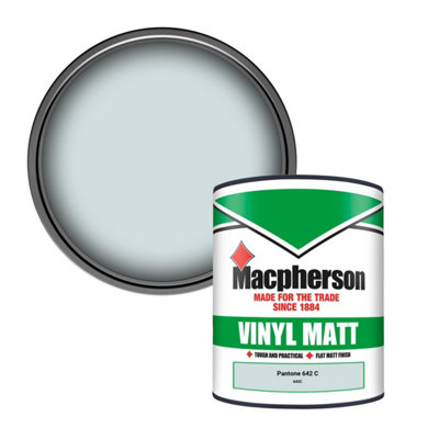 B&Q -  Trade Walls & Ceilings Vinyl Matt Emulsion Paint Pantone 642 C (642C) 1L