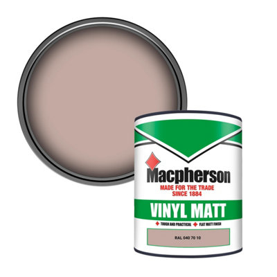 Macpherson Trade Walls & Ceilings Vinyl Matt Emulsion Paint Ral 040 70 10 (040 70 10) 1L from B&Q