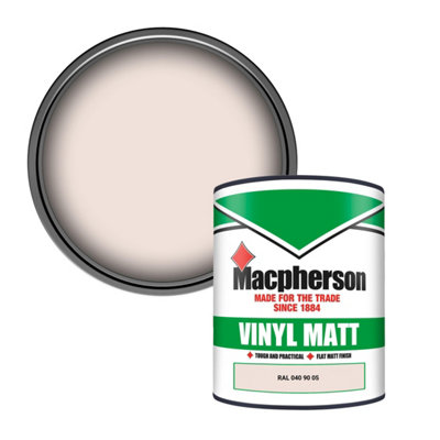 Macpherson Trade Walls & Ceilings Vinyl Matt Emulsion Paint Ral 040 90 05 (040 90 05) 1L from B&Q