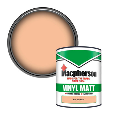 Macpherson Trade Walls & Ceilings Vinyl Matt Emulsion Paint Ral 060 80 30 (060 80 30) 1L from B&Q