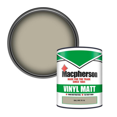 Macpherson Trade Walls & Ceilings Vinyl Matt Emulsion Paint Ral 095 70 10 (095 70 10) 1L from B&Q