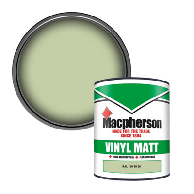 Macpherson Trade Walls & Ceilings Vinyl Matt Emulsion Paint Ral 120 80 20 (120 80 20) 1L from B&Q