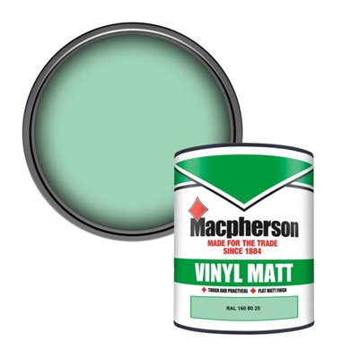 Macpherson Trade Walls & Ceilings Vinyl Matt Emulsion Paint Ral 160 80 25 (160 80 25) 1L from B&Q