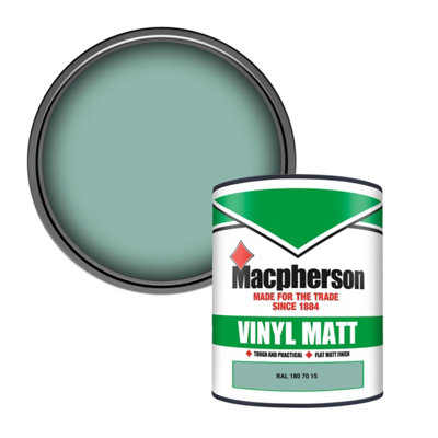 Macpherson Trade Walls & Ceilings Vinyl Matt Emulsion Paint Ral 180 70 15 (180 70 15) 1L from B&Q