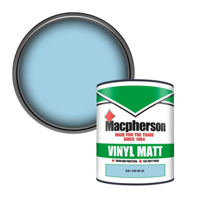 Macpherson Trade Walls & Ceilings Vinyl Matt Emulsion Paint Ral 240 80 20 (240 80 20) 1L from B&Q