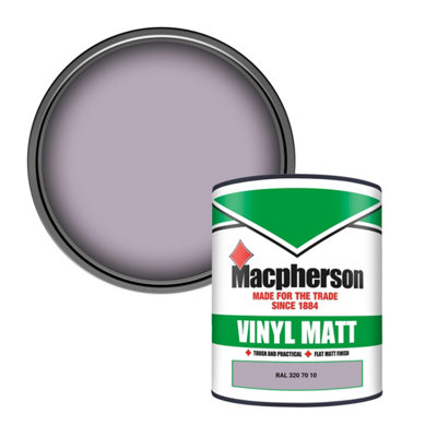 Macpherson Trade Walls & Ceilings Vinyl Matt Emulsion Paint Ral 320 70 10 (320 70 10) 1L from B&Q
