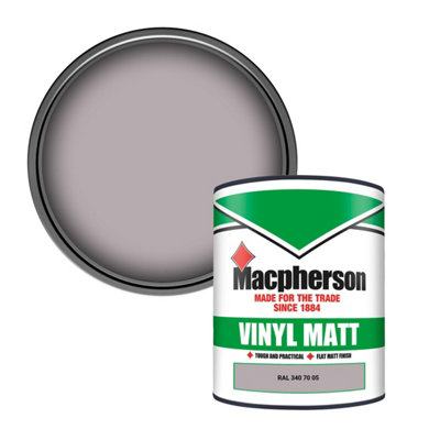 Macpherson Trade Walls & Ceilings Vinyl Matt Emulsion Paint Ral 340 70 05 (340 70 05) 1L from B&Q