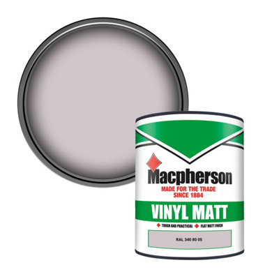 Macpherson Trade Walls & Ceilings Vinyl Matt Emulsion Paint Ral 340 80 05 (340 80 05) 1L from B&Q