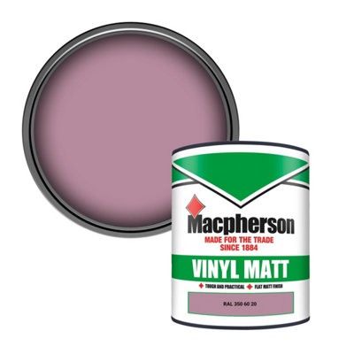 Macpherson Trade Walls & Ceilings Vinyl Matt Emulsion Paint Ral 350 60 20 (350 60 20) 1L from B&Q