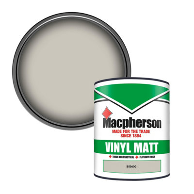 Macpherson Trade Walls & Ceilings Vinyl Matt Emulsion Paint (B5560G) 1L