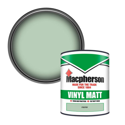 Macpherson Trade Walls & Ceilings Vinyl Matt Emulsion Paint (F5570Y) 1L from B&Q