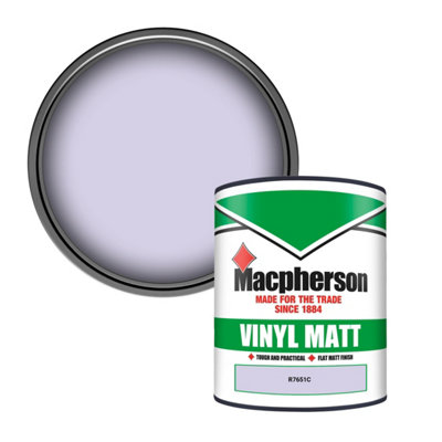 Macpherson Trade Walls & Ceilings Vinyl Matt Emulsion Paint (R7651C) 1L from B&Q