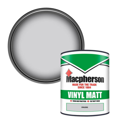 Macpherson Trade Walls & Ceilings Vinyl Matt Emulsion Paint (R9630G) 1L from B&Q
