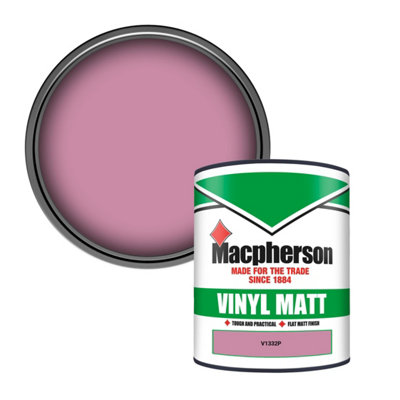 Macpherson Trade Walls & Ceilings Vinyl Matt Emulsion Paint (V1332P) 1L from B&Q