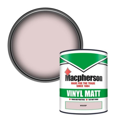Macpherson Trade Walls & Ceilings Vinyl Matt Emulsion Paint (W5650P) 1L from B&Q