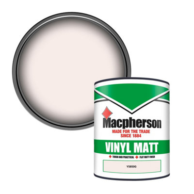 Macpherson Trade Walls & Ceilings Vinyl Matt Emulsion Paint (Y5850G) 1L from B&Q
