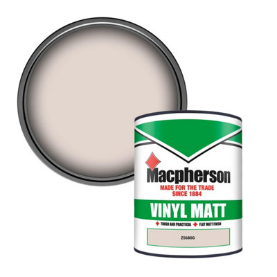 Macpherson Trade Walls & Ceilings Vinyl Matt Emulsion Paint (Z5680G) 1L from B&Q