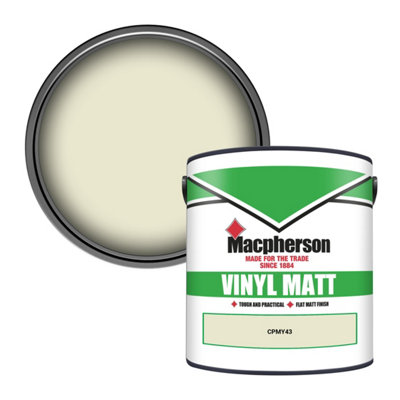 B&Q -  Trade Walls & Ceilings Vinyl Matt Emulsion Paint (Cpmy43) 2.5L
