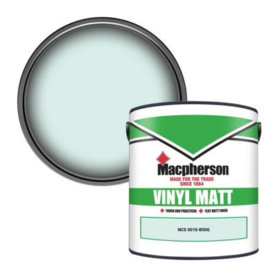 Macpherson Trade Walls & Ceilings Vinyl Matt Emulsion Paint Ncs 0010-B50G (0010-B50G) 2.5L from B&Q