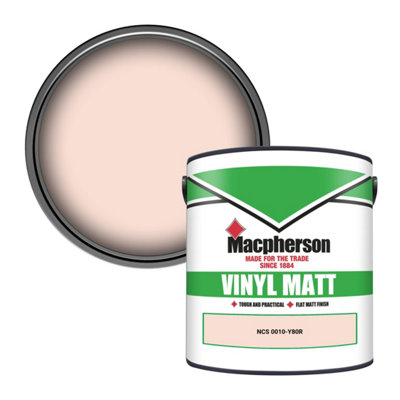Macpherson Trade Walls & Ceilings Vinyl Matt Emulsion Paint Ncs 0010-Y80R (0010-Y80R) 2.5L from B&Q