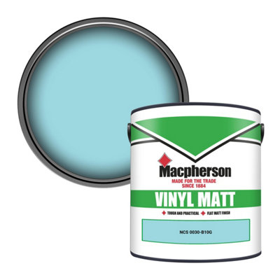 Macpherson Trade Walls & Ceilings Vinyl Matt Emulsion Paint Ncs 0030-B10G (0030-B10G) 2.5L from B&Q