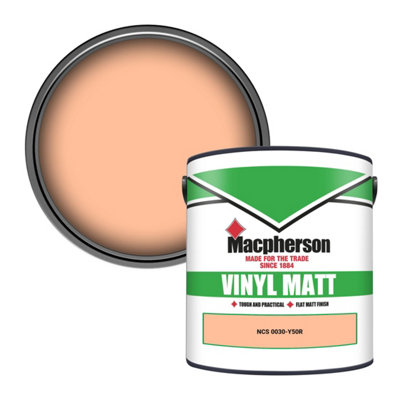 Macpherson Trade Walls & Ceilings Vinyl Matt Emulsion Paint Ncs 0030-Y50R (0030-Y50R) 2.5L from B&Q