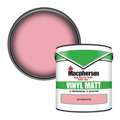 Macpherson Trade Walls & Ceilings Vinyl Matt Emulsion Paint Ncs 0040-R10B (0040-R10B) 2.5L from B&Q