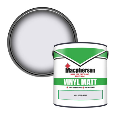 Macpherson Trade Walls & Ceilings Vinyl Matt Emulsion Paint Ncs 0609-R53B (0609-R53B) 2.5L from B&Q