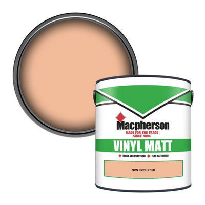 Macpherson Trade Walls & Ceilings Vinyl Matt Emulsion Paint Ncs 0928-Y55R (0928-Y55R) 2.5L from B&Q