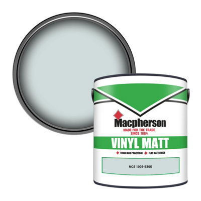 Macpherson Trade Walls & Ceilings Vinyl Matt Emulsion Paint Ncs 1005-B30G (1005-B30G) 2.5L from B&Q