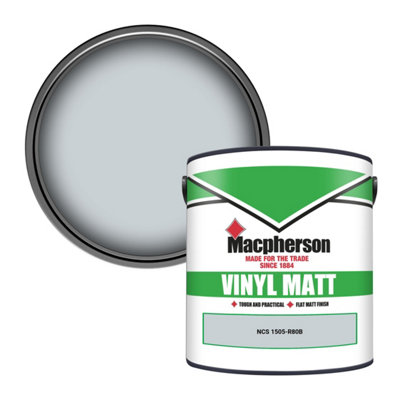 Macpherson Trade Walls & Ceilings Vinyl Matt Emulsion Paint Ncs 1505-R80B (1505-R80B) 2.5L from B&Q