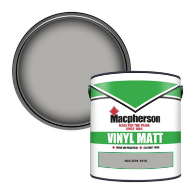 Macpherson Trade Walls & Ceilings Vinyl Matt Emulsion Paint Ncs 3201-Y81R (3201-Y81R) 2.5L from B&Q