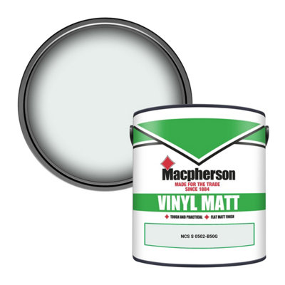 Macpherson Trade Walls & Ceilings Vinyl Matt Emulsion Paint Ncs S 0502-B50G (0502-B50G) 2.5L from B&Q